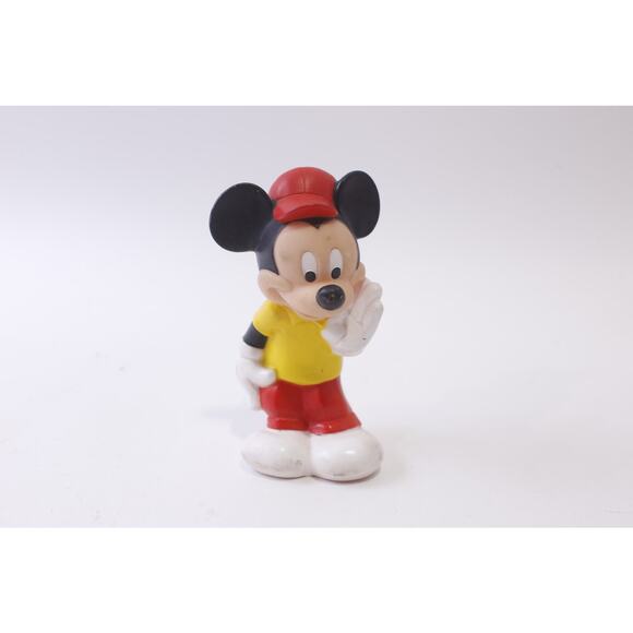 Play School, Disney, Mickey Mouse, Squeaky Toy, PVC Figure, Vintage, Toy, Collec - Picture 1 of 3